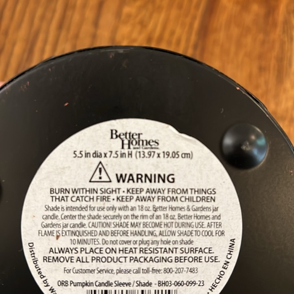 PUMPKIN CANDLE SLEEVE - BLACK METAL PUMPKIN PATCH CUT OUT - Picture 8 of 8